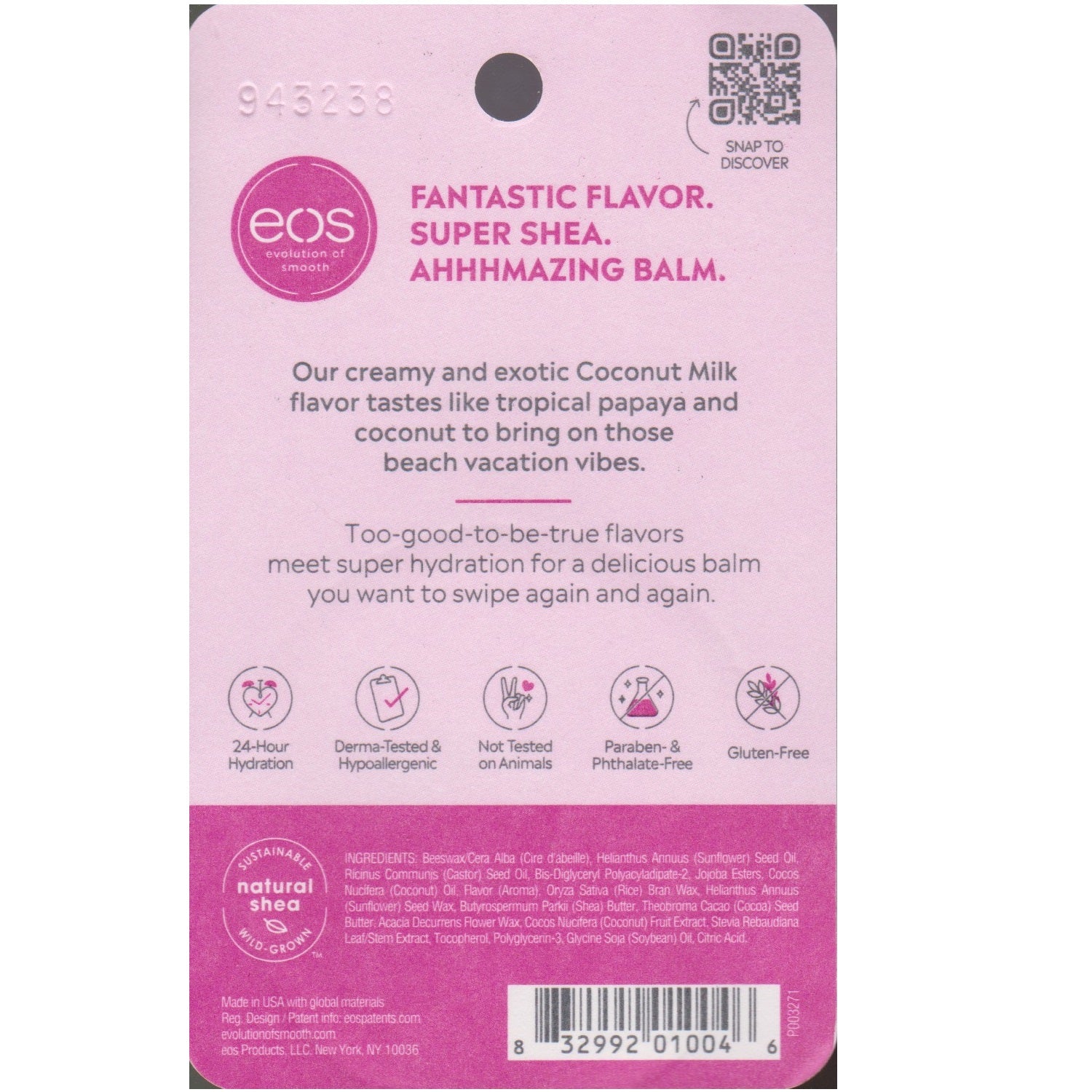 Eos Coconut Milk Super Soft Shea Lip Balm Sphere - Image 3