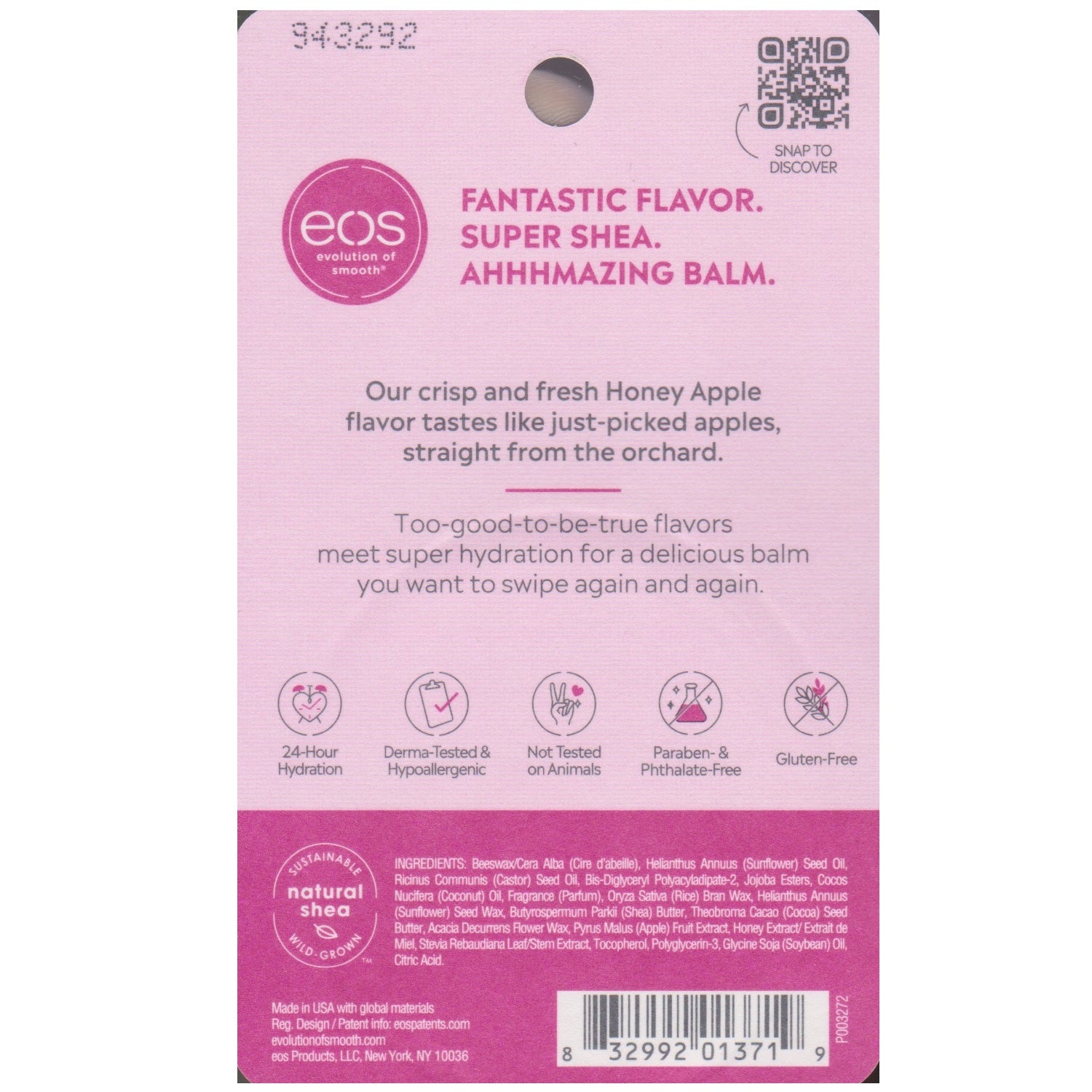 Eos Honey Apple Visibly Soft Lip Balm Sphere - Image 3